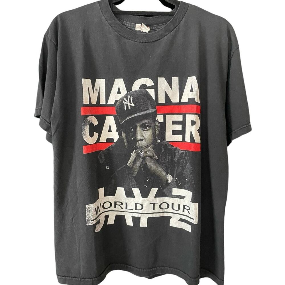 Jay-Z Magna Carter Holy Grail 2013 World Tour Shirt Adult Large